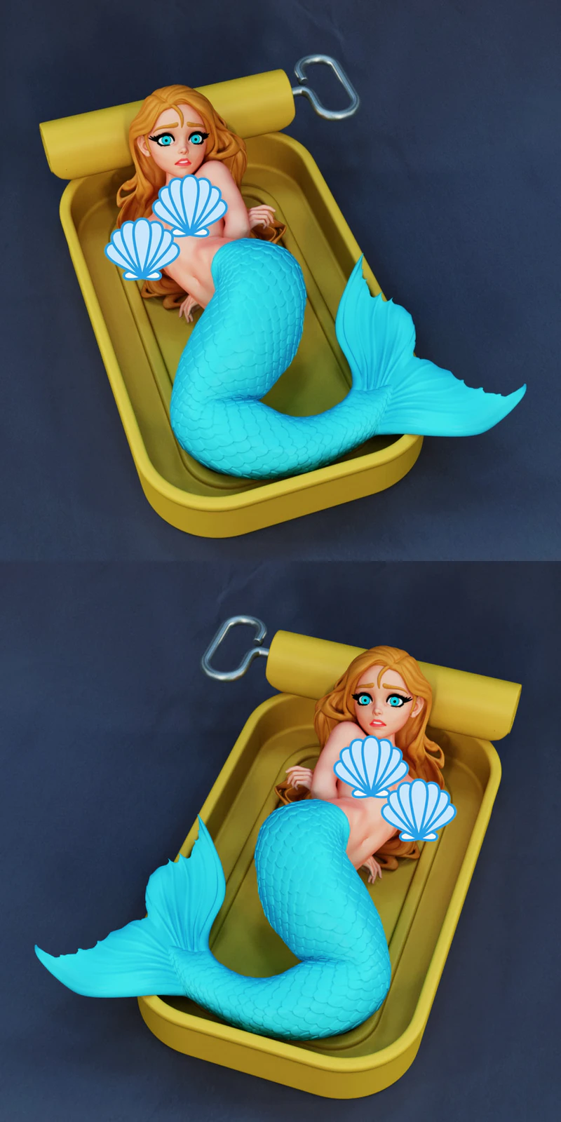 Mermaid Extra STL model for 3D printing