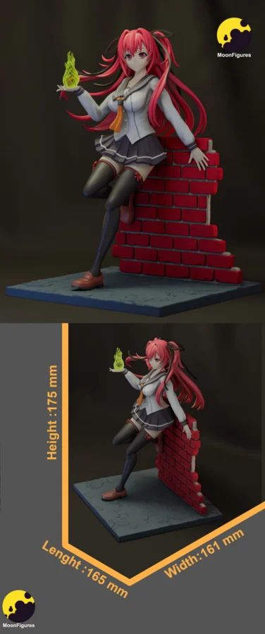 Mio Naruse STL model for 3D printing