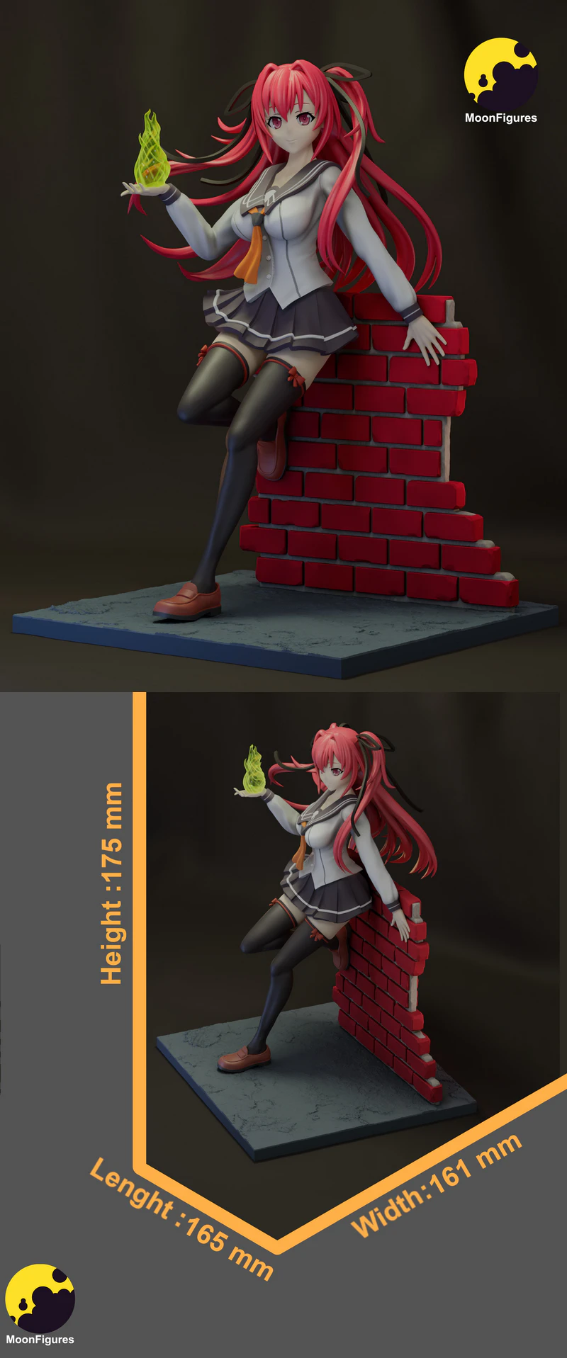 Mio Naruse STL model for 3D printing