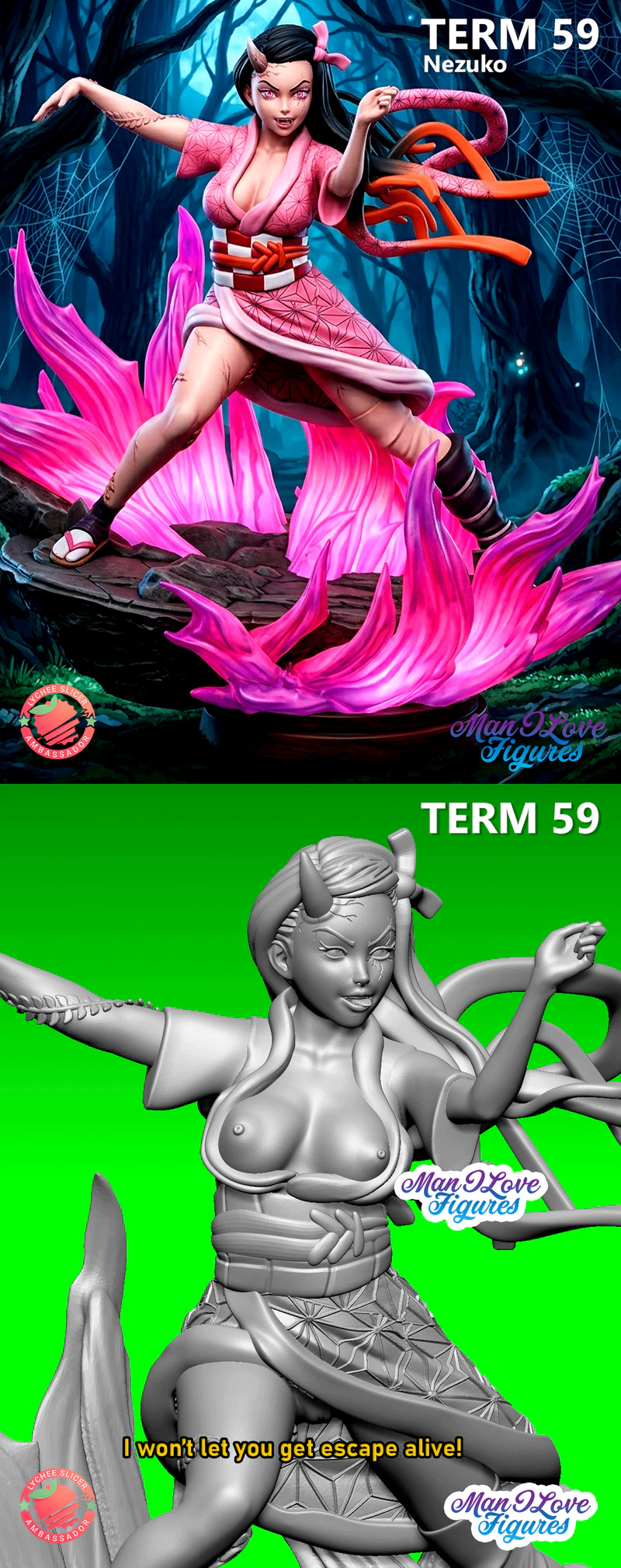 NEZUKO STL model for 3D printing