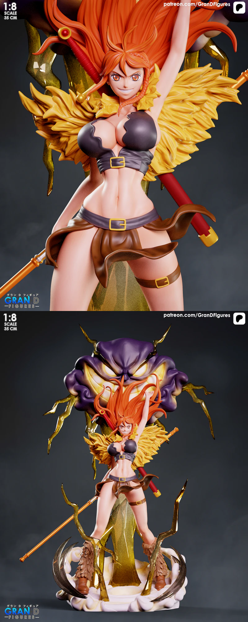 Nami Elbaf – One Piece STL model for 3D printing