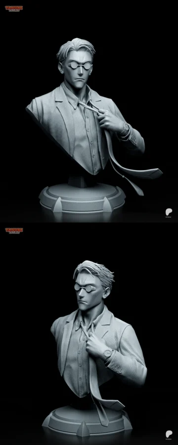 Nanami – Jujutsu Kaisen – Bust STL model for 3D printing