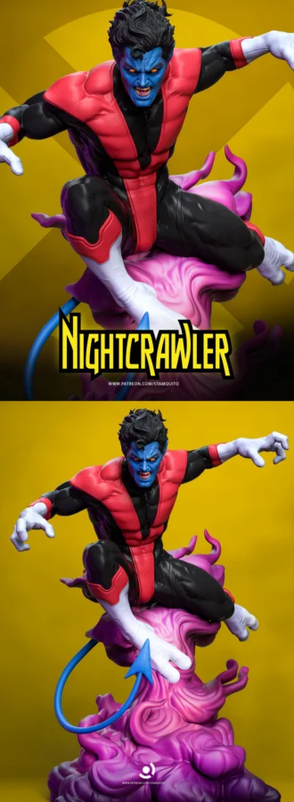 Nightcrawler STL model for 3D printing