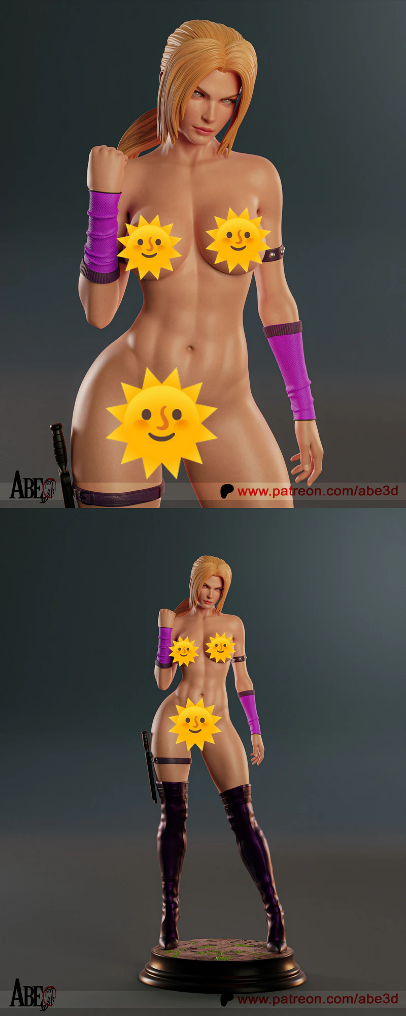 Nina Williams Extra STL model for 3D printing