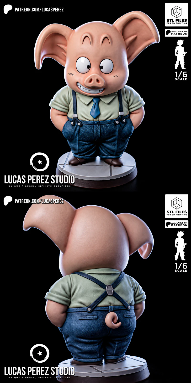 OOLONG – Dragon Ball Z STL model for 3D printing