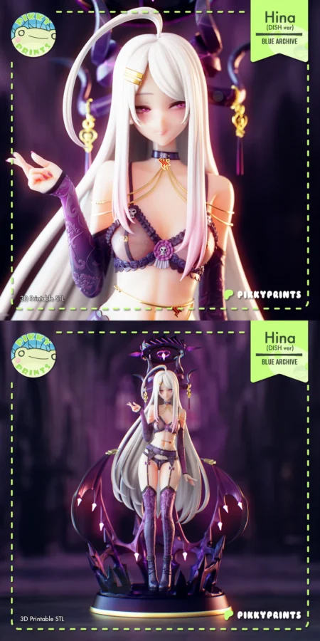 Big Hina Sorasaki – Blue Archive STL model for 3D printing