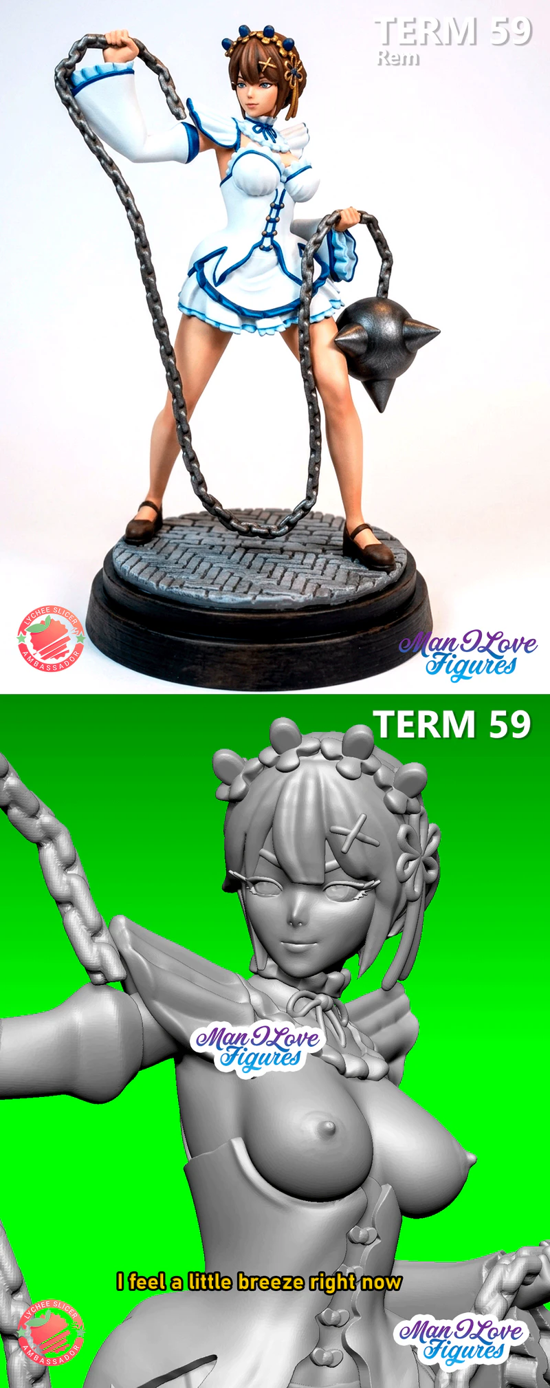 REM STL model for 3D printing
