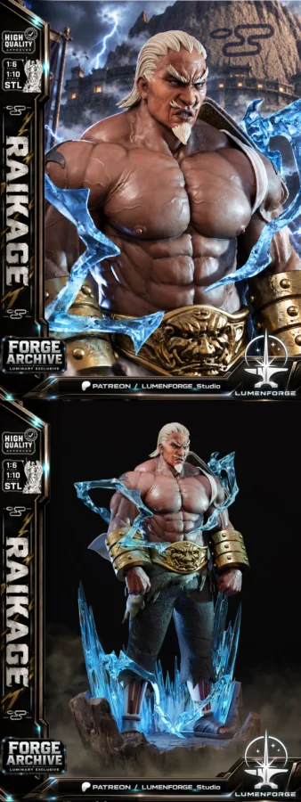 Raikage STL model for 3D printing