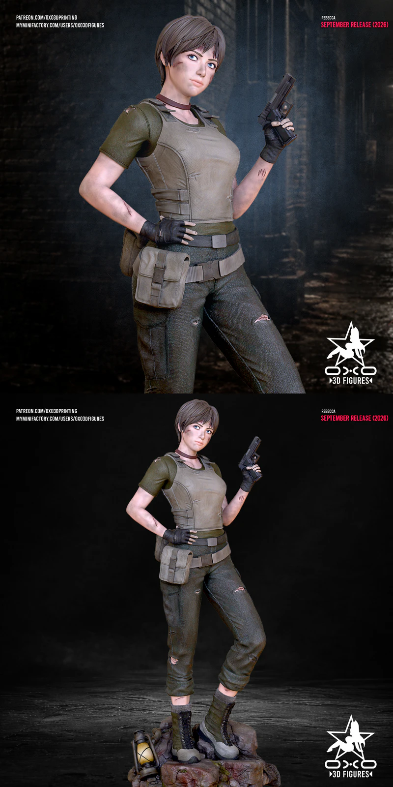 Rebecca Chambers STL model for 3D printing