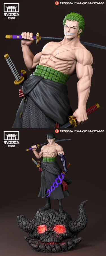 Roronoa Zoro STL model for 3D printing