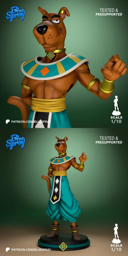 Scooby Doo STL model for 3D printing