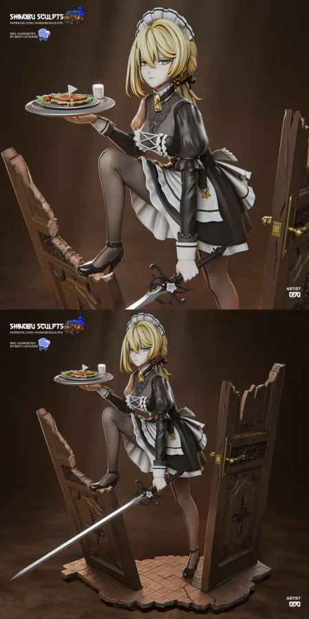 Sextans Girls Frontline STL model for 3D printing
