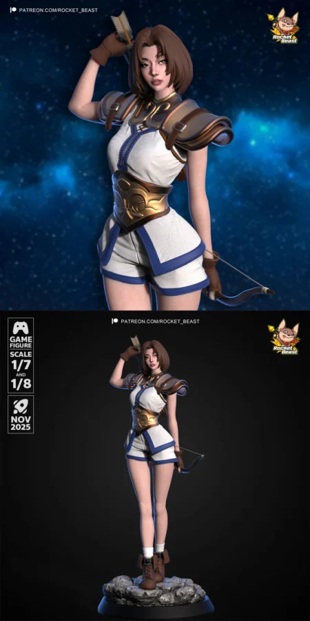 Shana The Legend of dragoon STL model for 3D printing