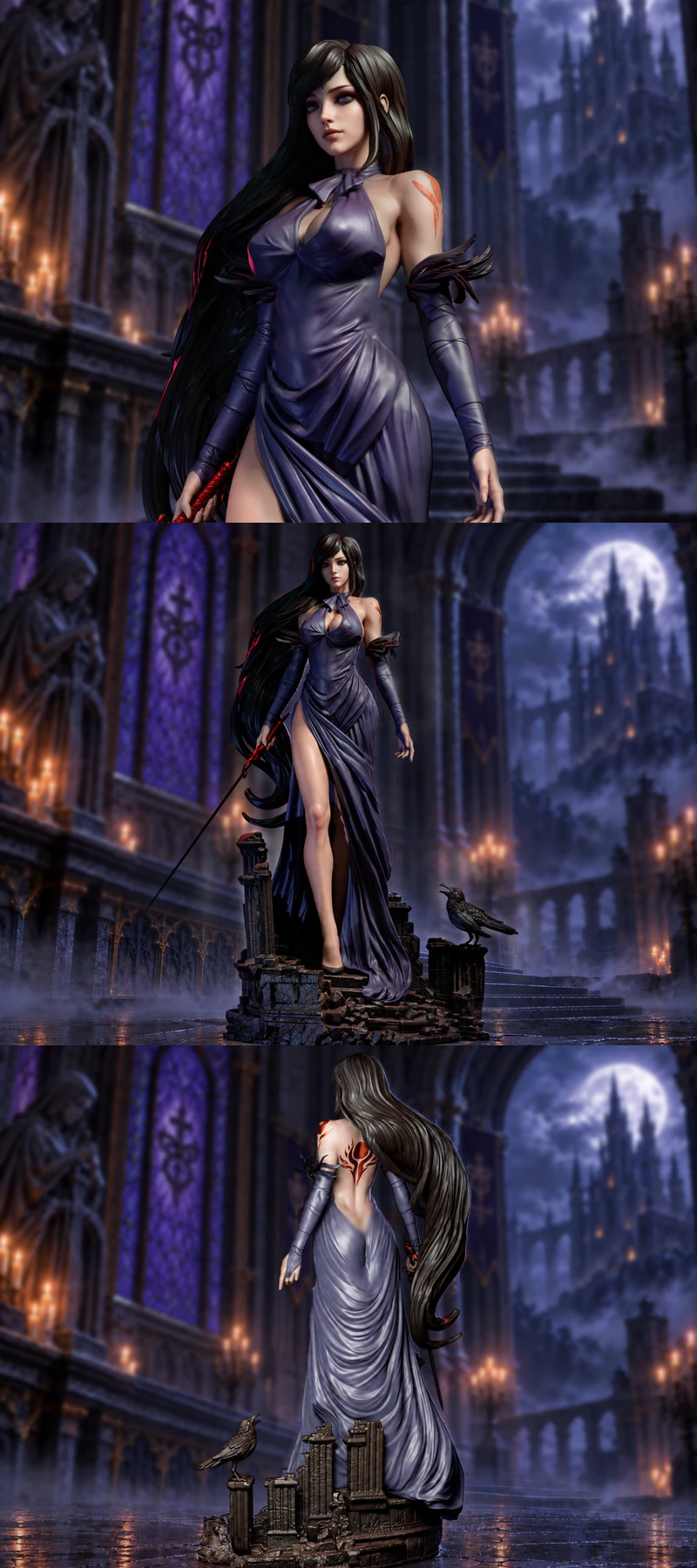 Shanoa Castlevania STL model for 3D printing