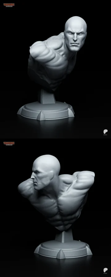 Silver Surfer – Bust STL model for 3D printing