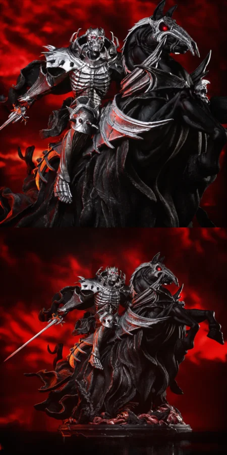 Skull Knight STL model for 3D printing