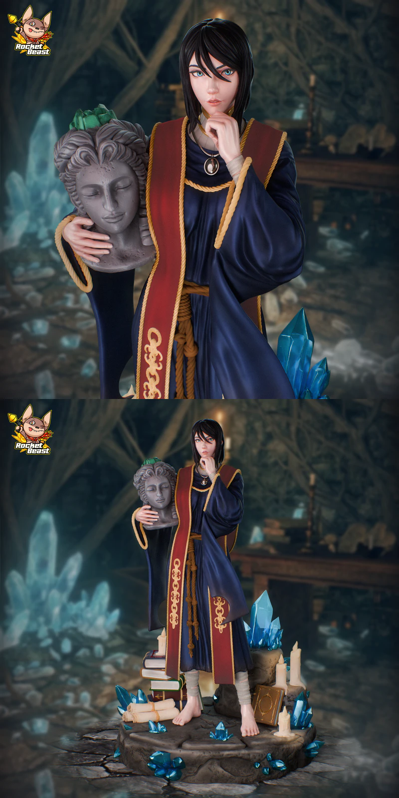 Sorceress Sellen – Elden Ring STL model for 3D printing