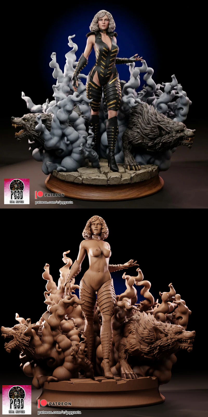 Stirba – The Werewolf Queen STL model for 3D printing