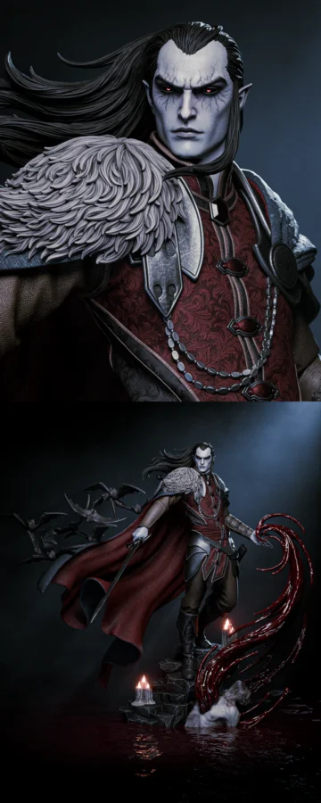Strahd Von Zarovich STL model for 3D printing