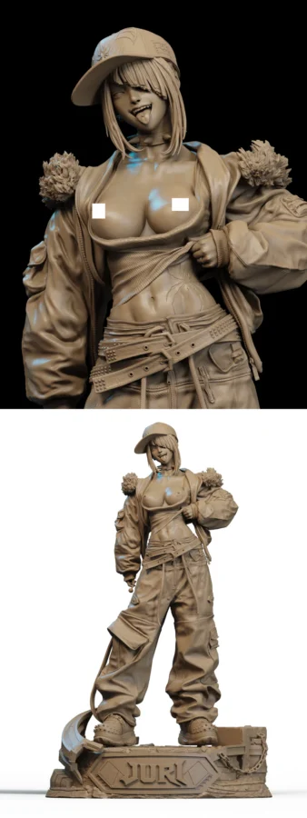 Streetwear Juri Extra STL model for 3D printing