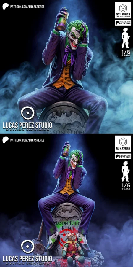 THE JOKER – COMIC STL model for 3D printing
