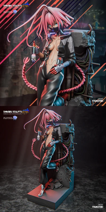 Talia Yang – Cyberpunk Edgrunners 2 STL model for 3D printing