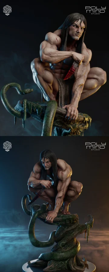 Tarzan STL model for 3D printing