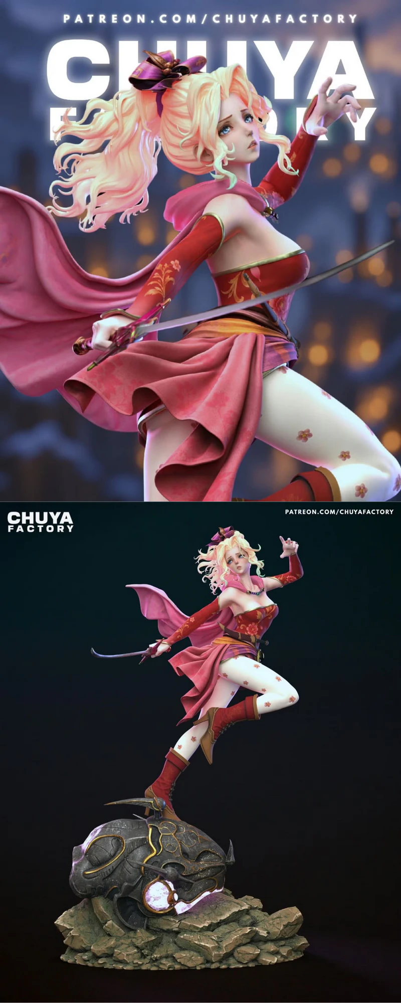 Terra Branford STL model for 3D printing