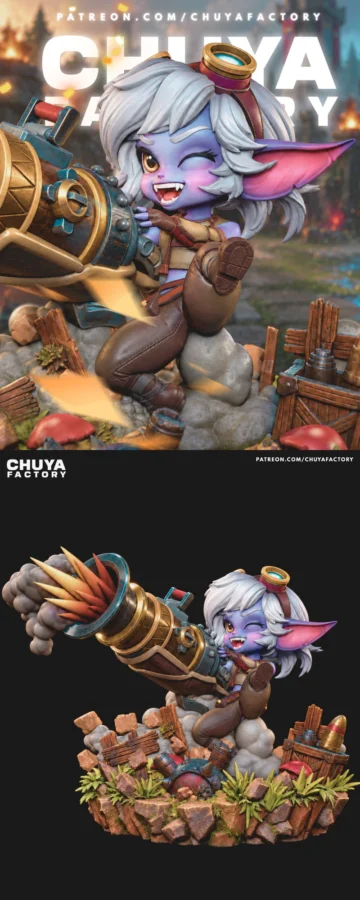 Tristana STL model for 3D printing