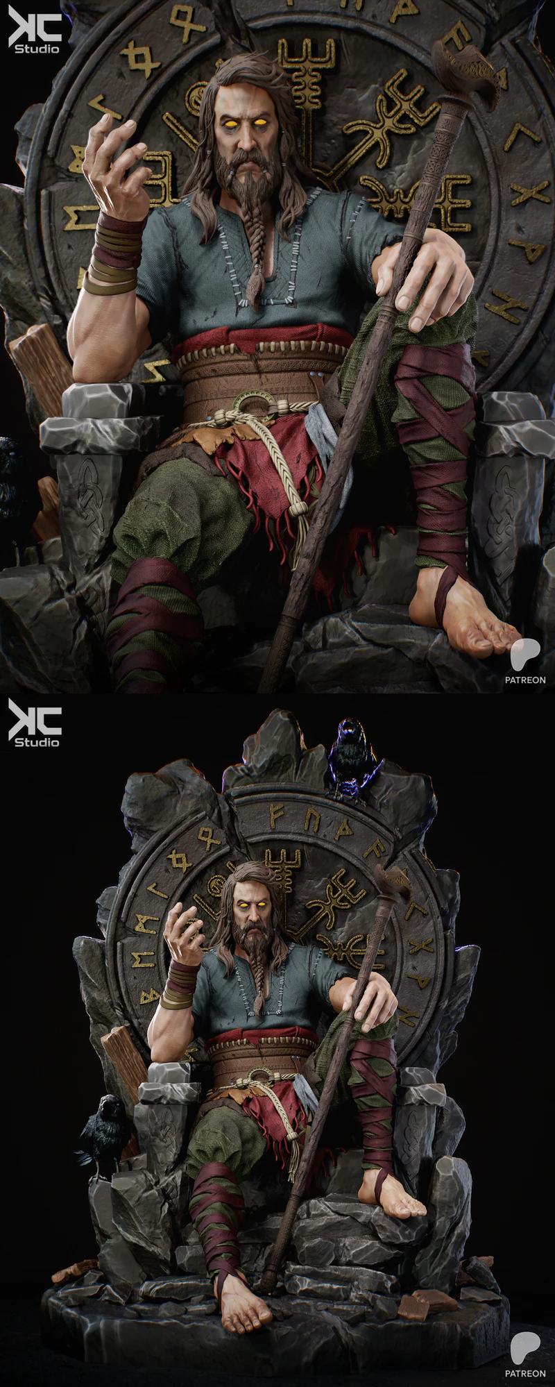 Tyr – God of War Fanart STL model for 3D printing
