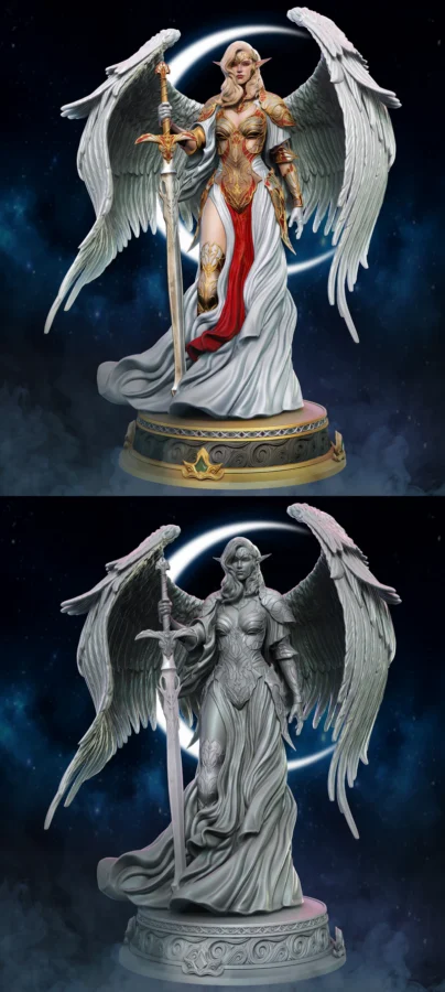 Valkyrie STL model for 3D printing
