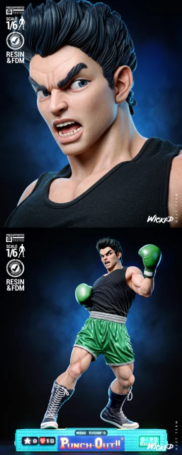 Little Mac Sculpture STL model for 3D printing