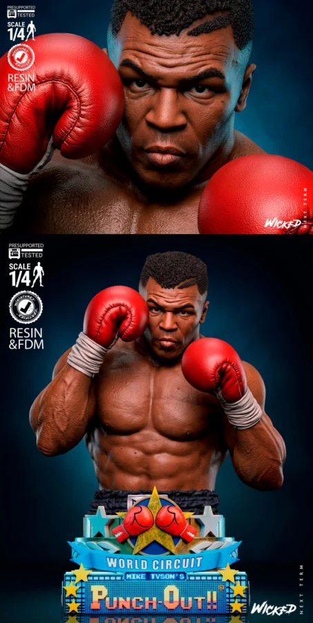 Mike Tyson Bust STL model for 3D printing