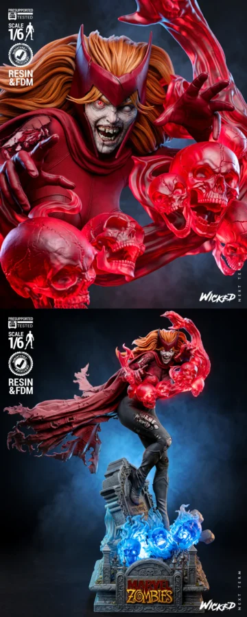 Wanda Zombie Sculpture STL model for 3D printing