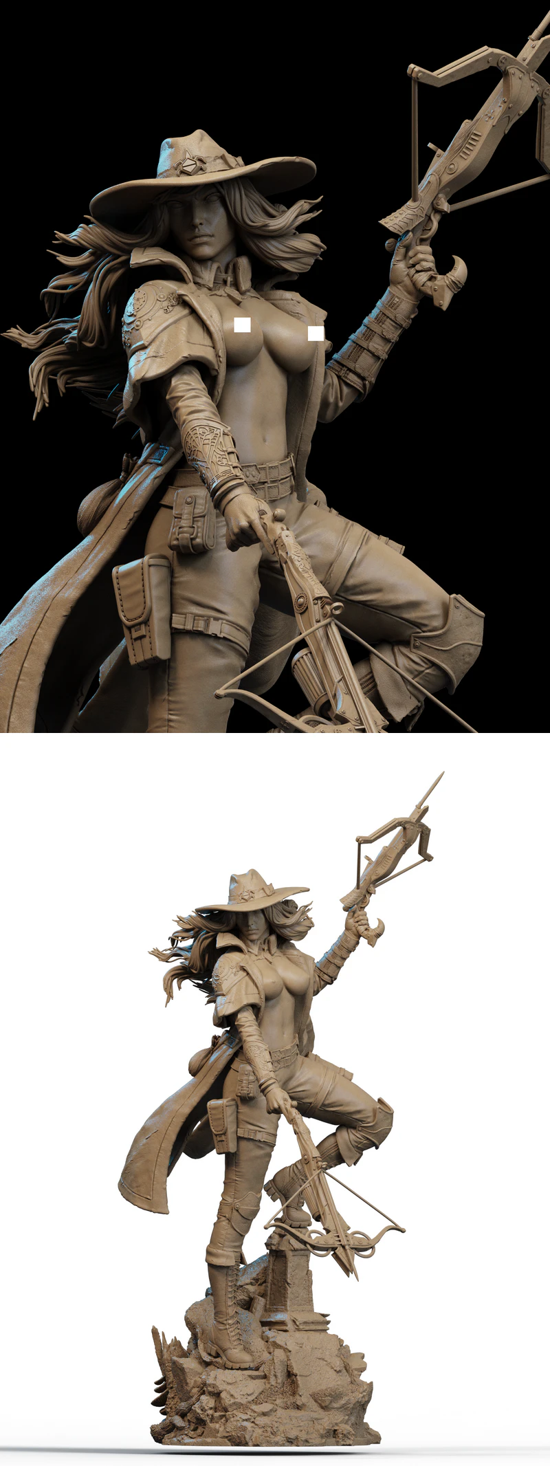 Witch Hunter Extra STL model for 3D printing