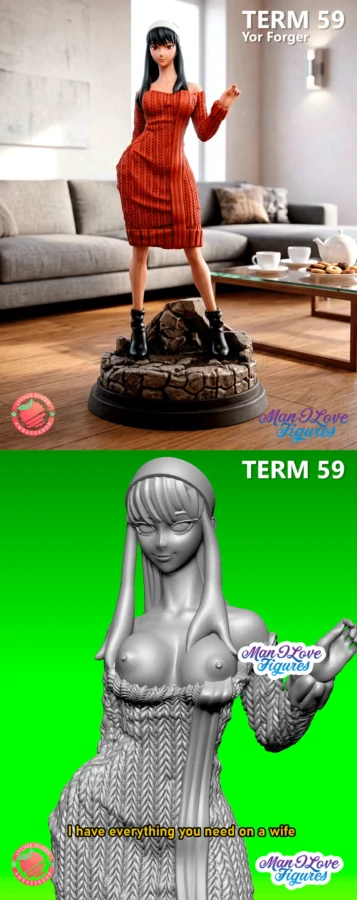 Yor Forger STL model for 3D printing