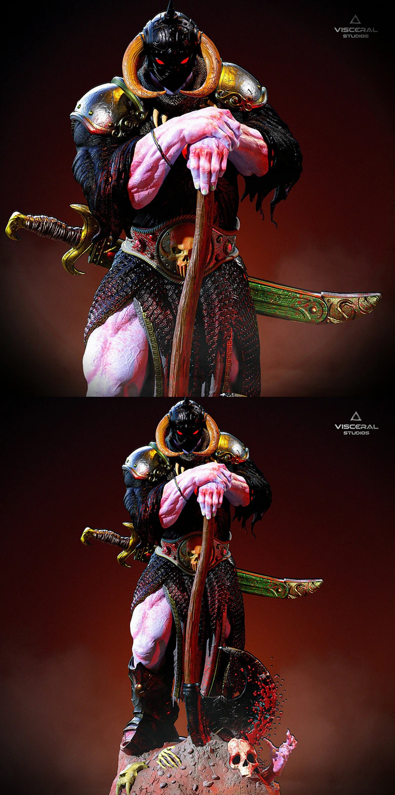 Death Dealer STL model for 3D printing